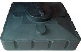 Бак д/душа 240 (черный) (1100х1100х300) (Aquatech)